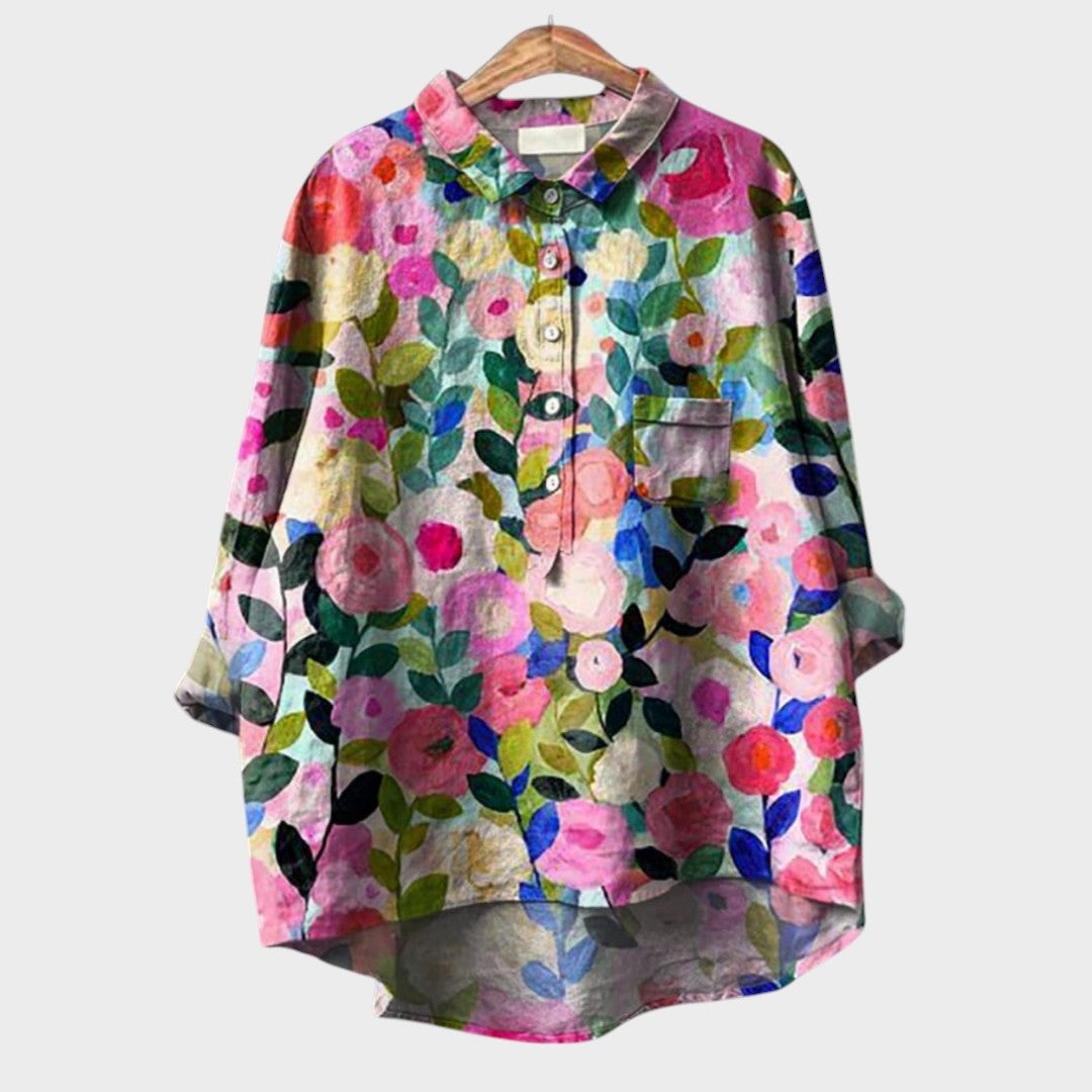 VICTORIA | BLOUSE WITH FLORAL PATTERN