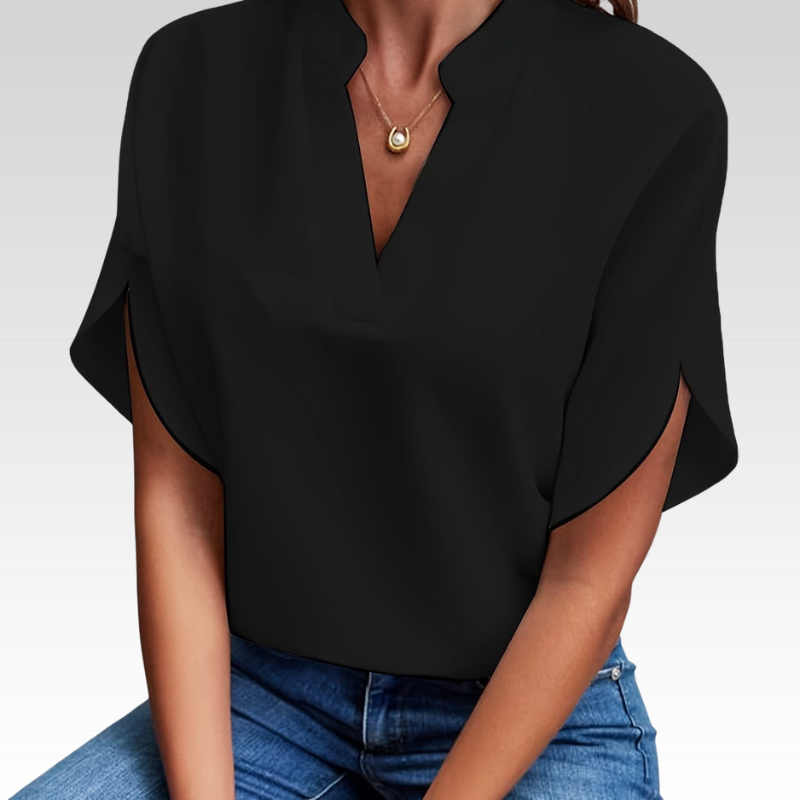 Eliana | Draperet Bluse