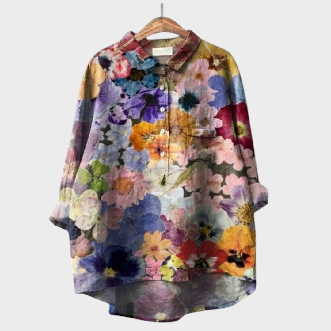 VICTORIA | BLOUSE WITH FLORAL PATTERN