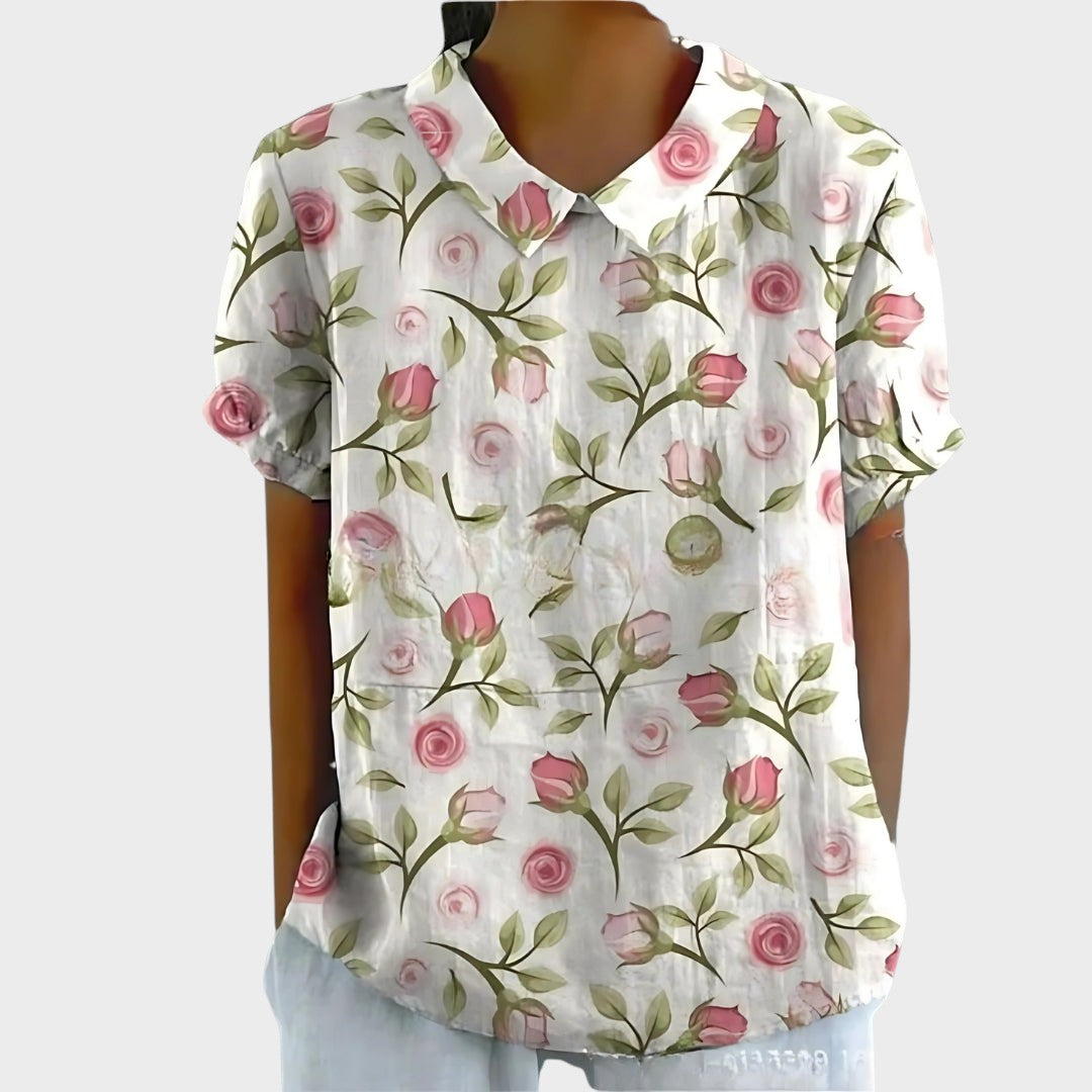 LIV | Blomstret bluse