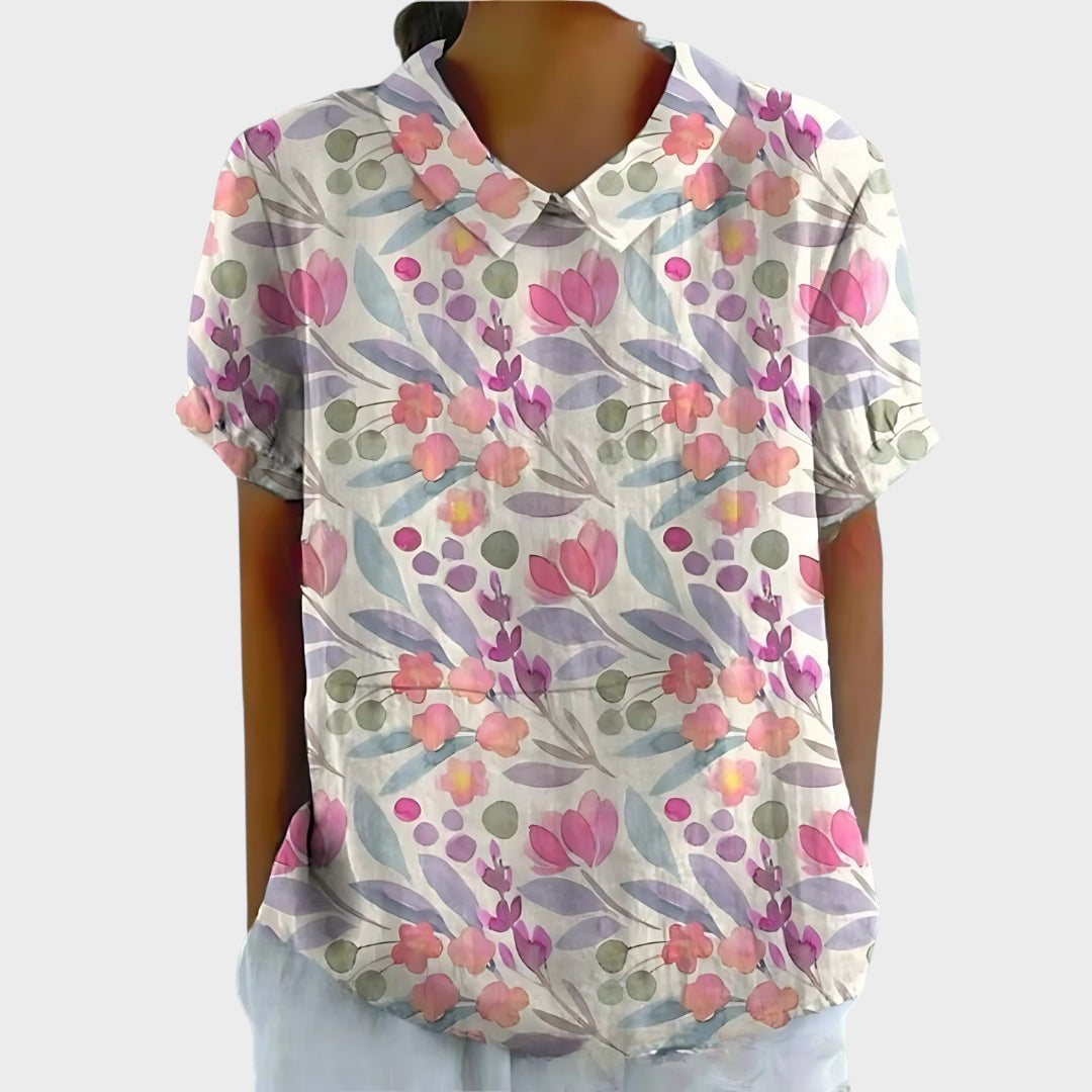 LIV | Blomstret bluse