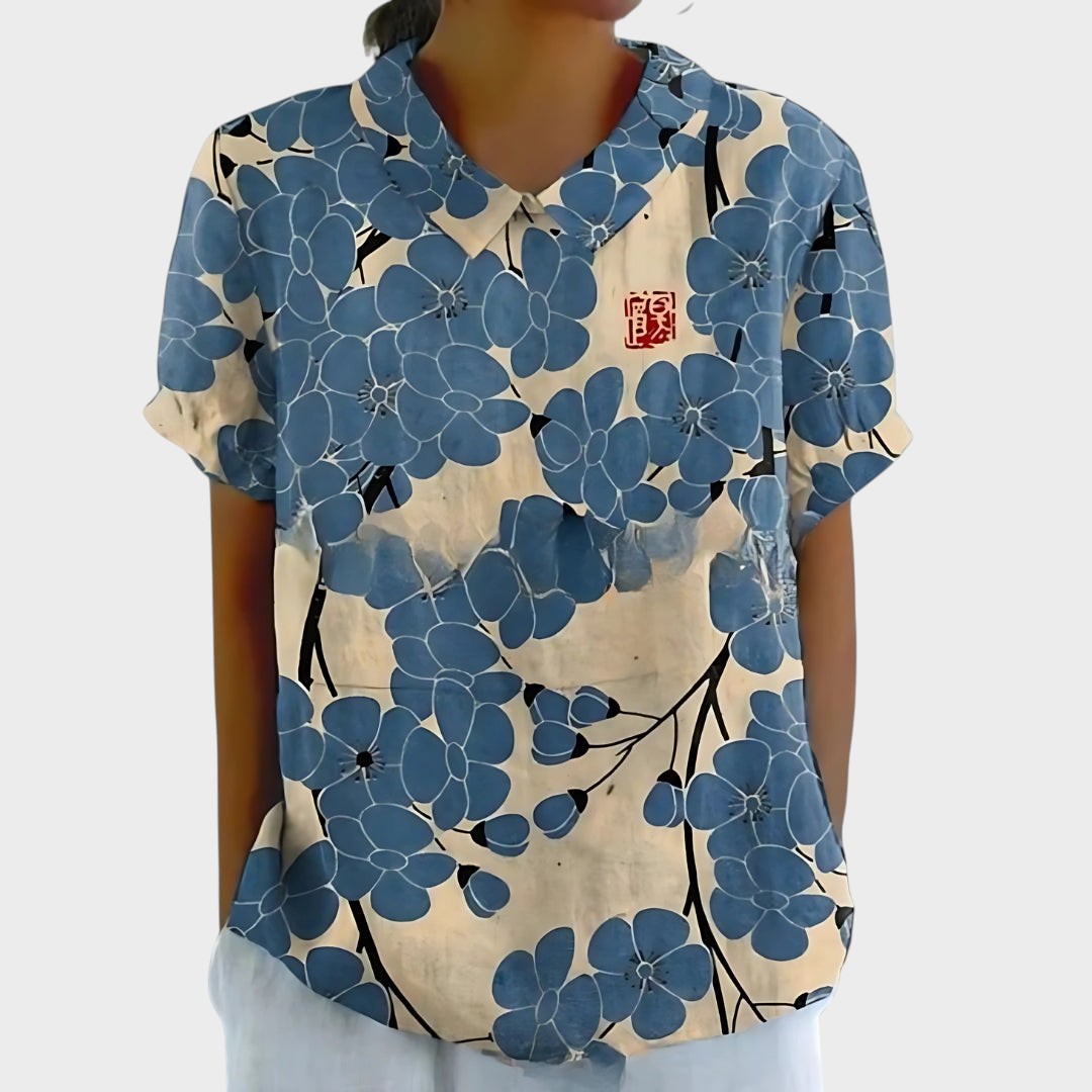 LIV | Blomstret bluse