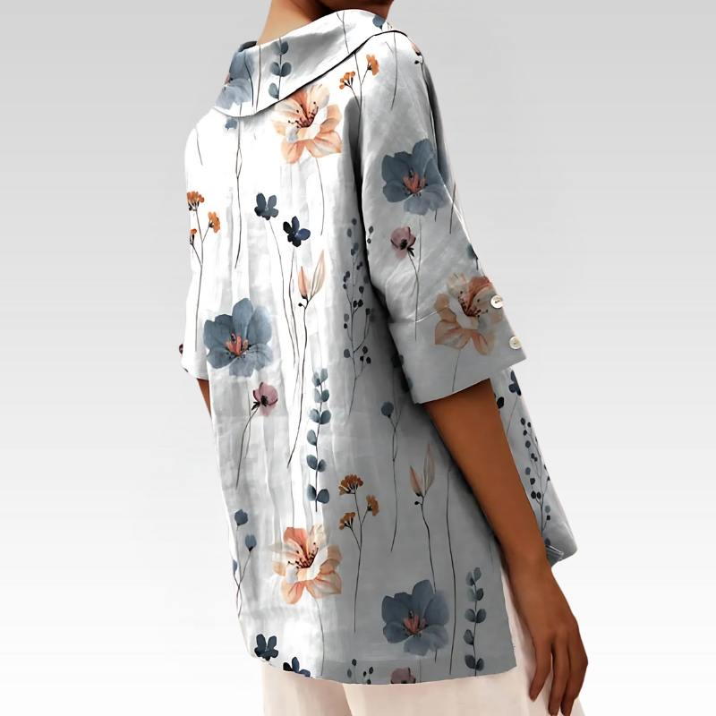 Andrea | Elegant Top med V-udskæring