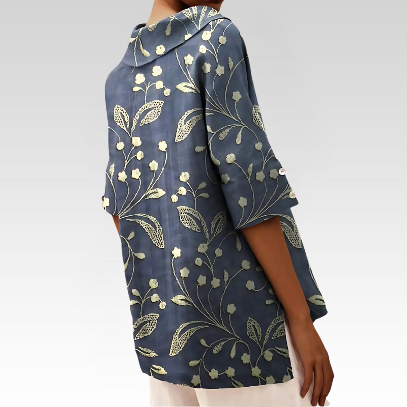 Andrea | Elegant Top med V-udskæring
