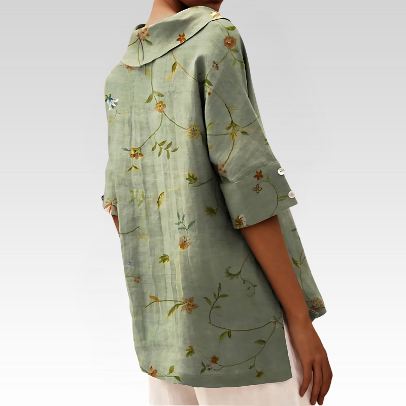 Andrea | Elegant Top med V-udskæring