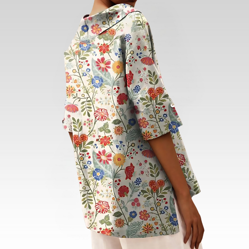 Andrea | Elegant Top med V-udskæring