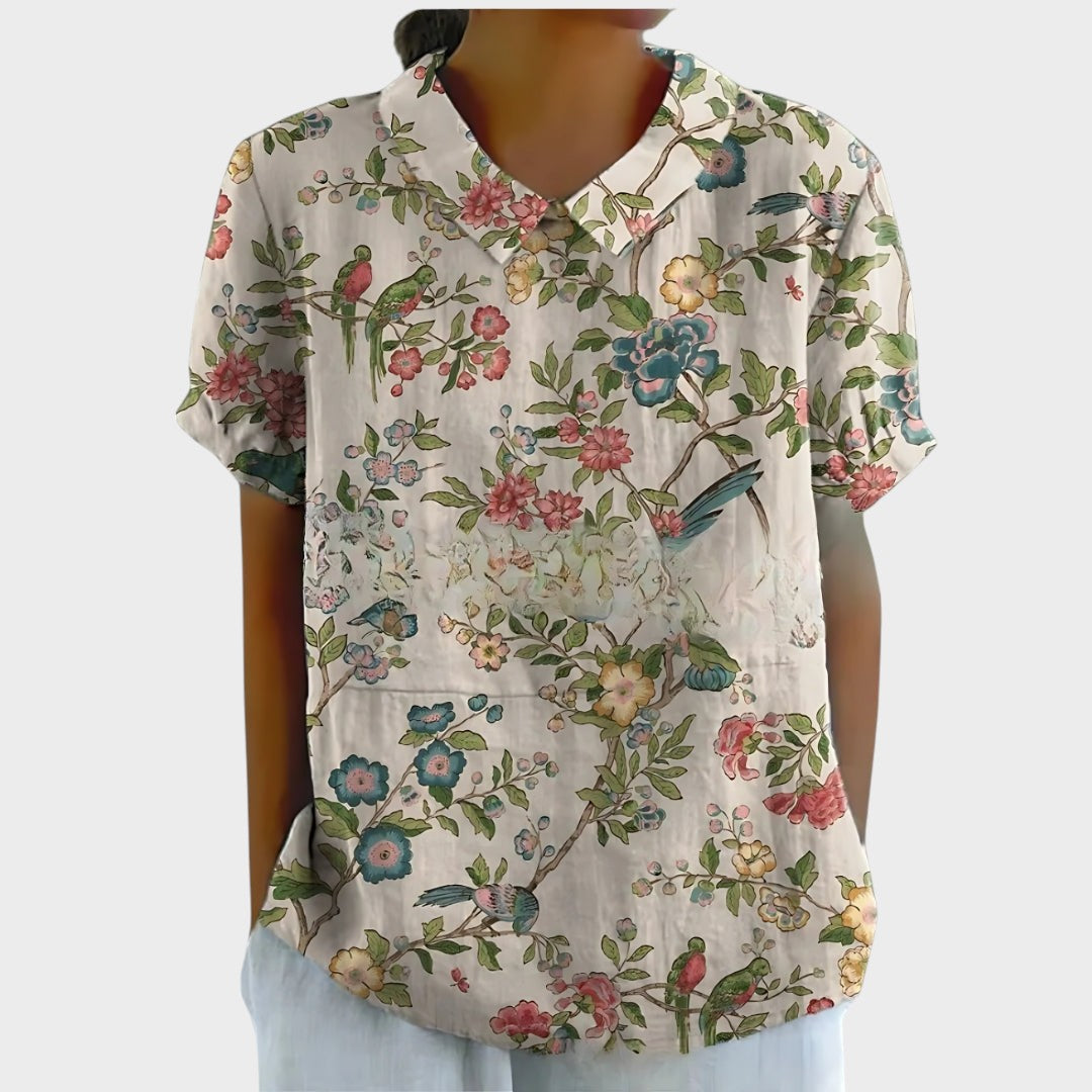 LIV | Blomstret bluse