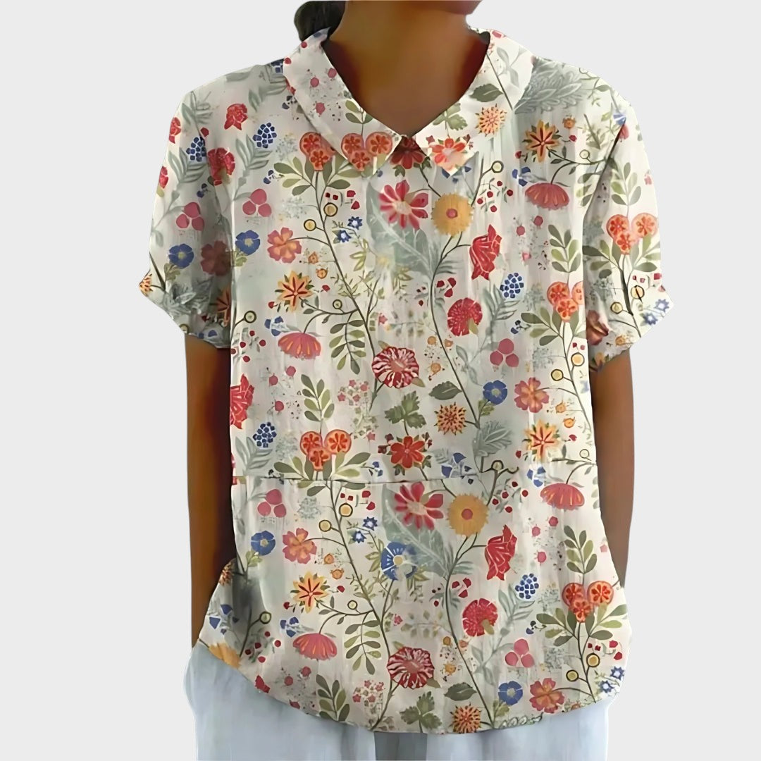 LIV | Blomstret bluse
