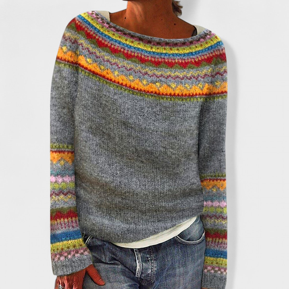 Ragna |  Retro-efterårspullover