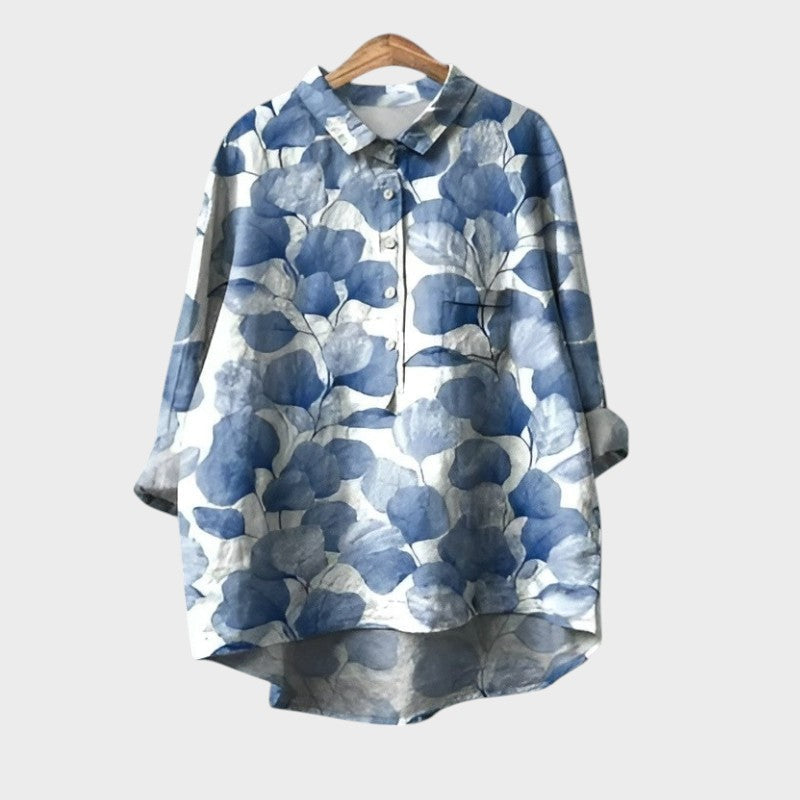 Emma | Klassisk Blomster Bluse