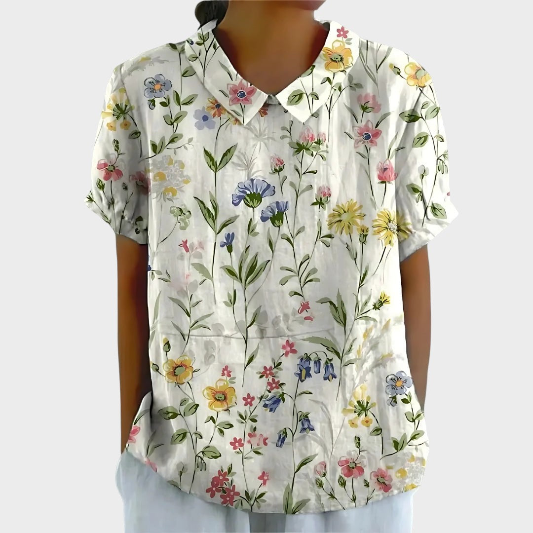 LIV | Blomstret bluse
