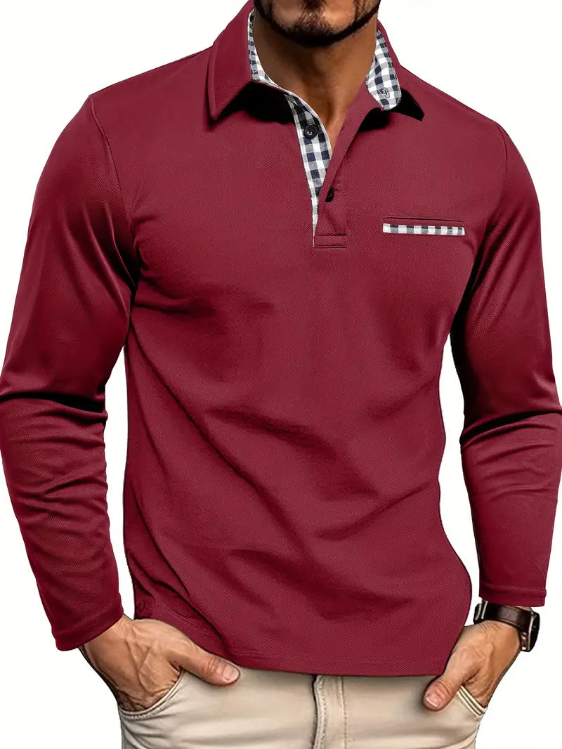 Mico | Poloshirt med lange ærmer