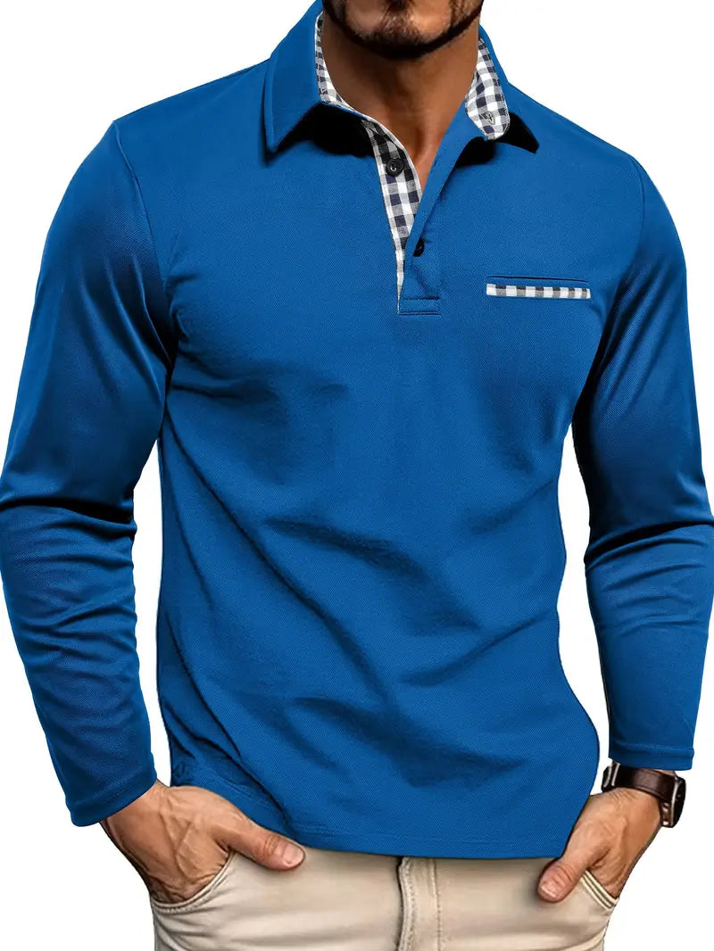 Mico | Poloshirt med lange ærmer